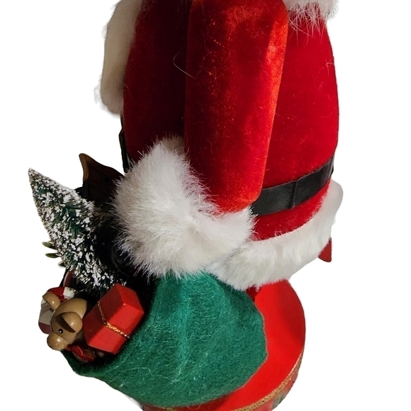 VTG Nutcracker Village 2001 Velvet Santa limited edition - Picture 8 of 12